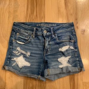 AE Next Level Denim Midi Short
